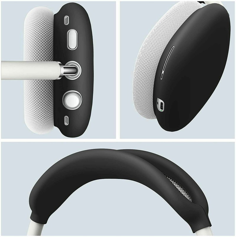 Soft Silicone Case Anti-Scratch Cover For Apple AirPods Max Headphones Headband gallery