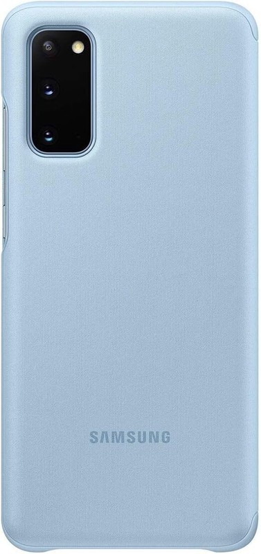 SAMSUNG Galaxy S20 Case, Official S-View Flip Cover (Blue) gallery