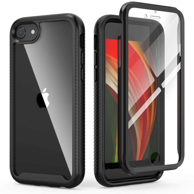 IDweel for iPhone SE 2020 Case,for 8 & 7 & 2022 4.7 Inch, Black