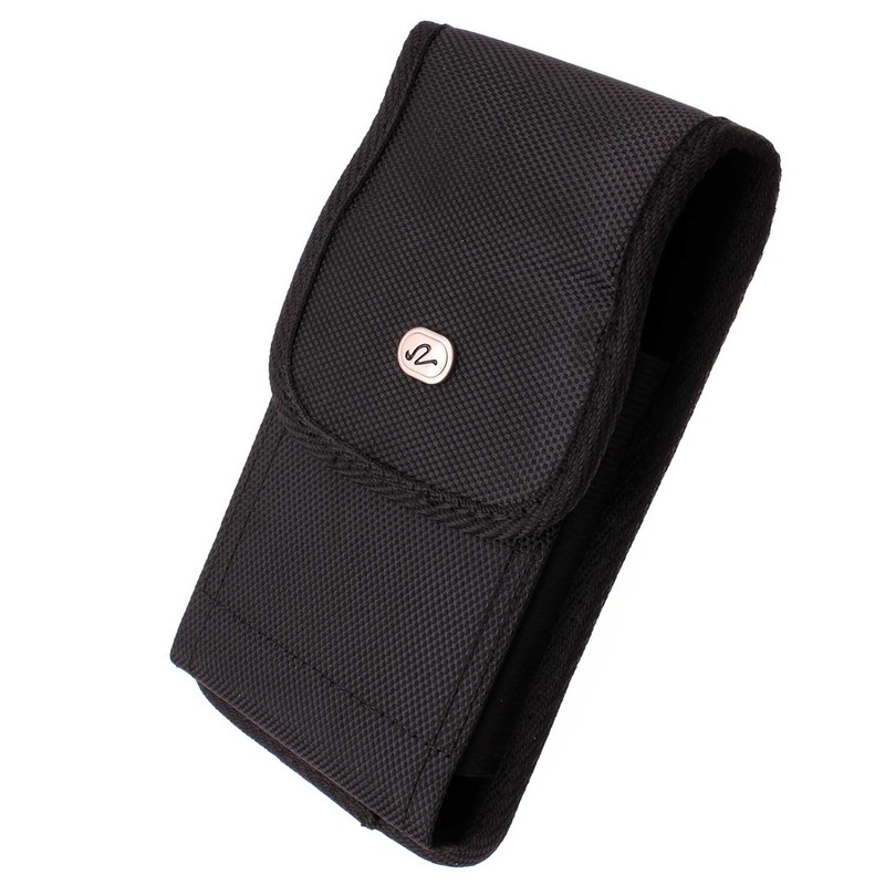 Case Belt Clip Rugged Holster Canvas Cover Pouch Carry for Smartphones