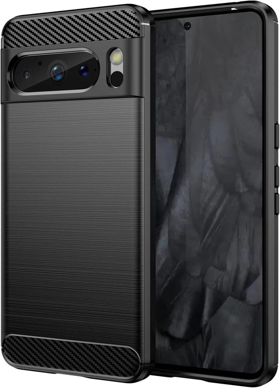 for Google Pixel 8 Pro Case Shock-Absorption Flexible TPU Rubber Full-Body