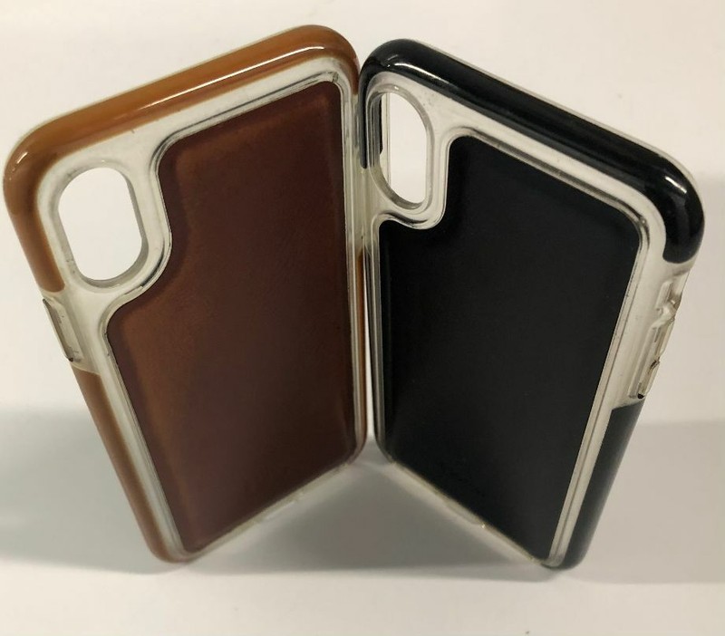 iPhone Case for iPhone X/Xs 2-for-1 Black and Brown