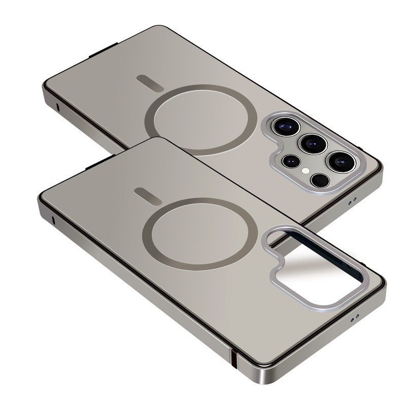 Phone Case For Samsung Galaxy S25 Ultra Magnetic Shockproof Aluminum Metal Cover gallery