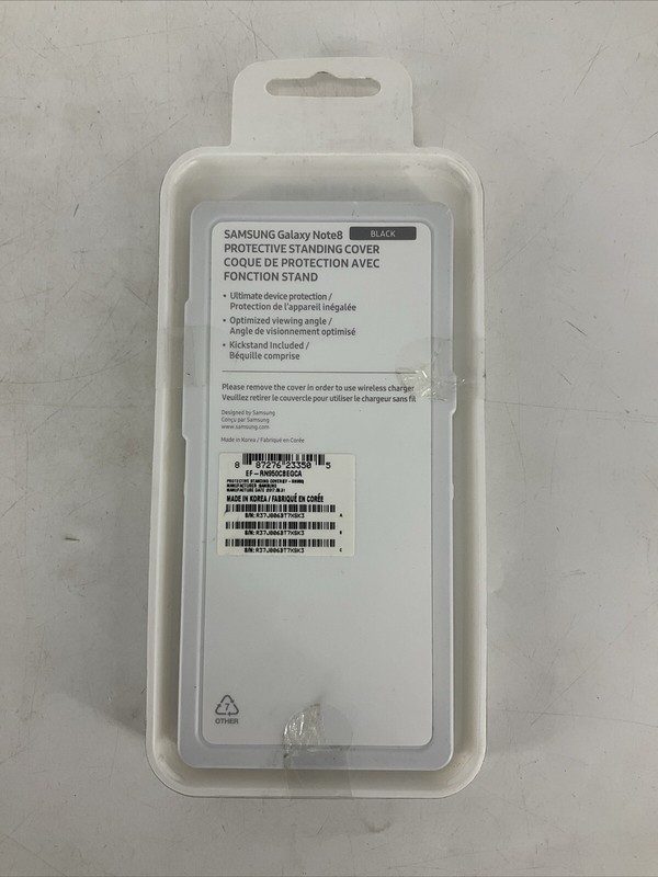 Samsung Galaxy Note 8 Black Protective Standing Cover Genuine OEM NEW gallery
