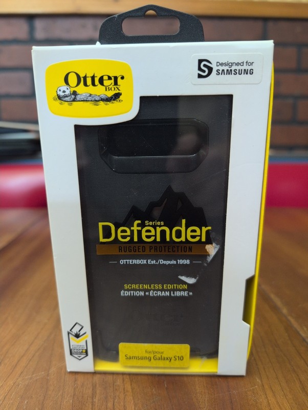 NEW Otterbox Defender Rugged Case + Holster Samsung Galaxy S10 Screenless Editn