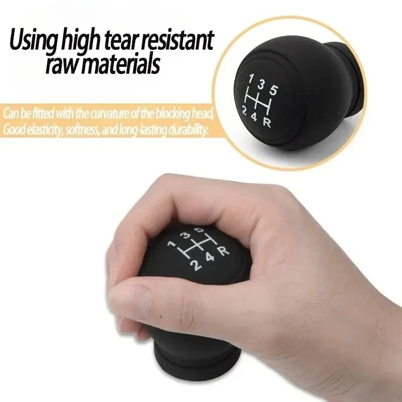 Universal Gear Shift Knob Silicone Cover Dustproof Waterproof Non Slip Case gallery