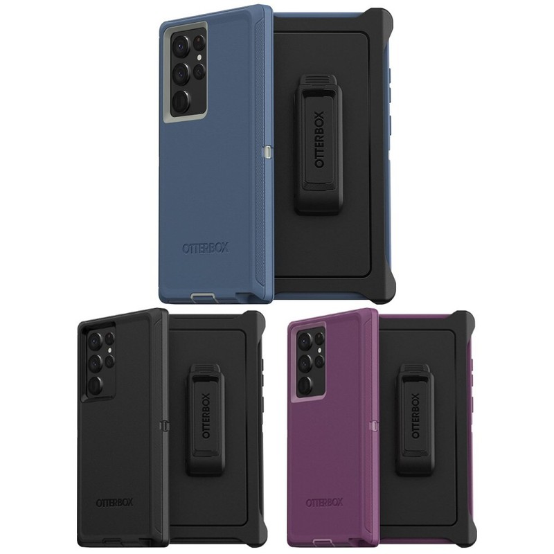 OtterBox Defender Series Case & Holster for Samsung Galaxy S22 Ultra (Only)