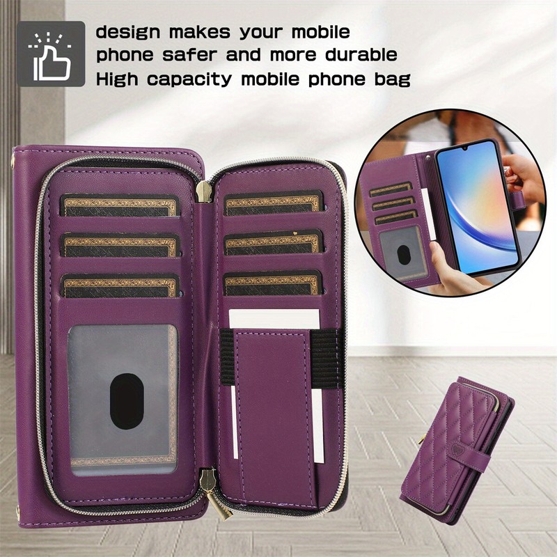 Crossbody Wallet Case for Samsung Galaxy A13 A32 A52 A53 A14 A54 A15 A25 A55 A73 gallery