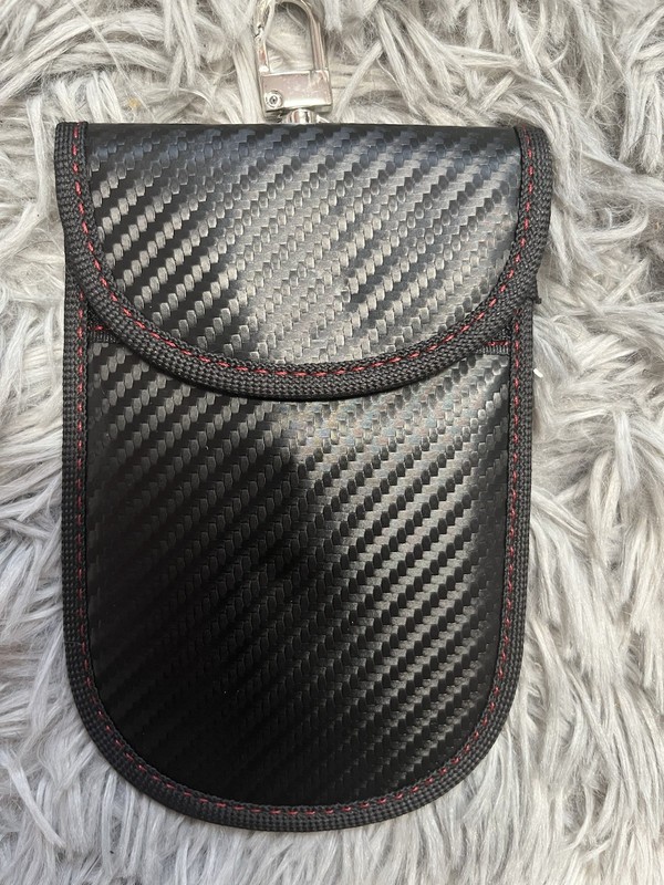 Car Key Signal Blocker Case Faraday Cage Fob Pouch Keyless RFID Blocking Bag gallery