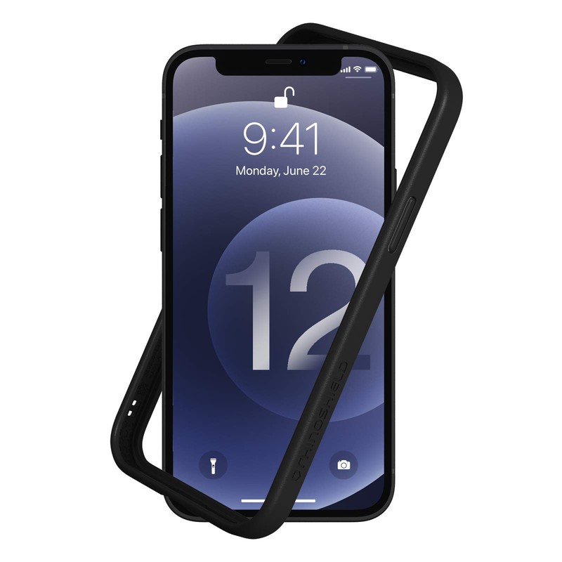 RhinoShield|Bumper Case|iPhone 12 mini|CrashGuard NX |Dro Protection|Black|LVLND