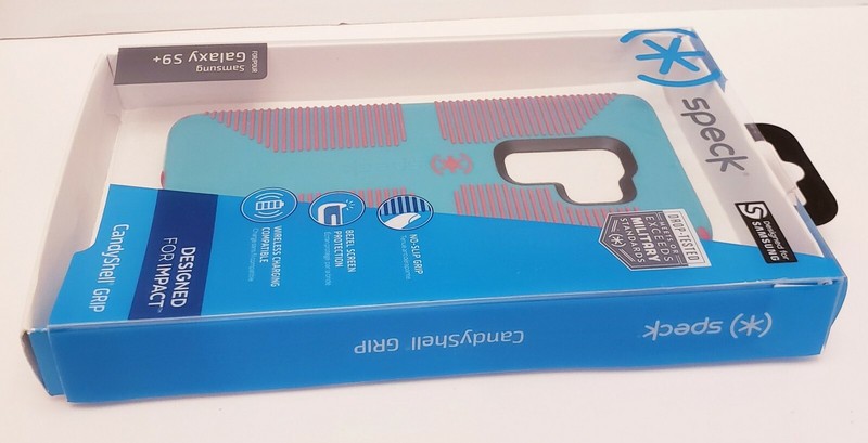 Samsung Galaxy S9+ Speck Candyshell Grip/ Color-Caribbean Blue/ Bubblegum Pink gallery