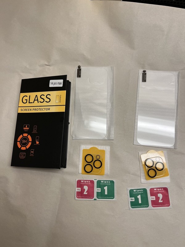 iPhone 13 To 14 Pro Max Tempered Glass Screen Protector Camera Lens Film