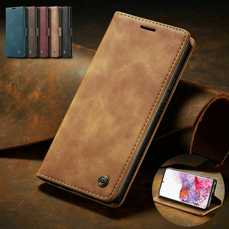 Leather Flip Stand Cellphone Skin Cover Case for Huawei P50 P40 P30 P20 Pro Lite