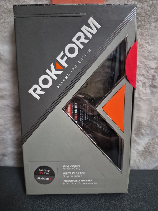 Rokform Galaxy S9 Plus Rugged S Slim Design Military Grade Drop Protection Case