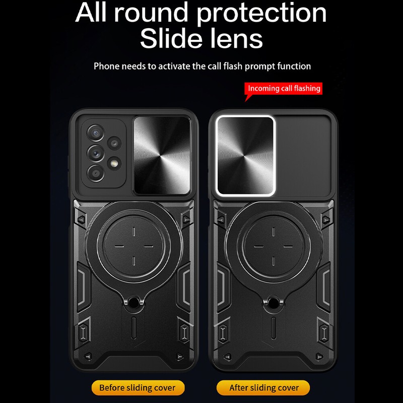 Magnetic Ring Stand Rugged Phone Case For Samsung Galaxy A56 A36 A15 A35 A25 A12 gallery