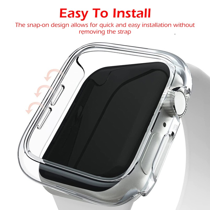 2PCS Hard PC Bumper Case Protective Cover For Apple Watch Series 10 42mm 46mm gallery