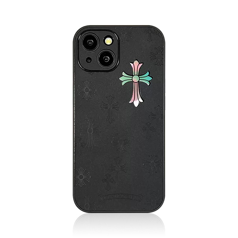 For iPhone 16 15 14 13 Pro Max 12 Pro Shockproof PU Leather Soft Back Case Cover
