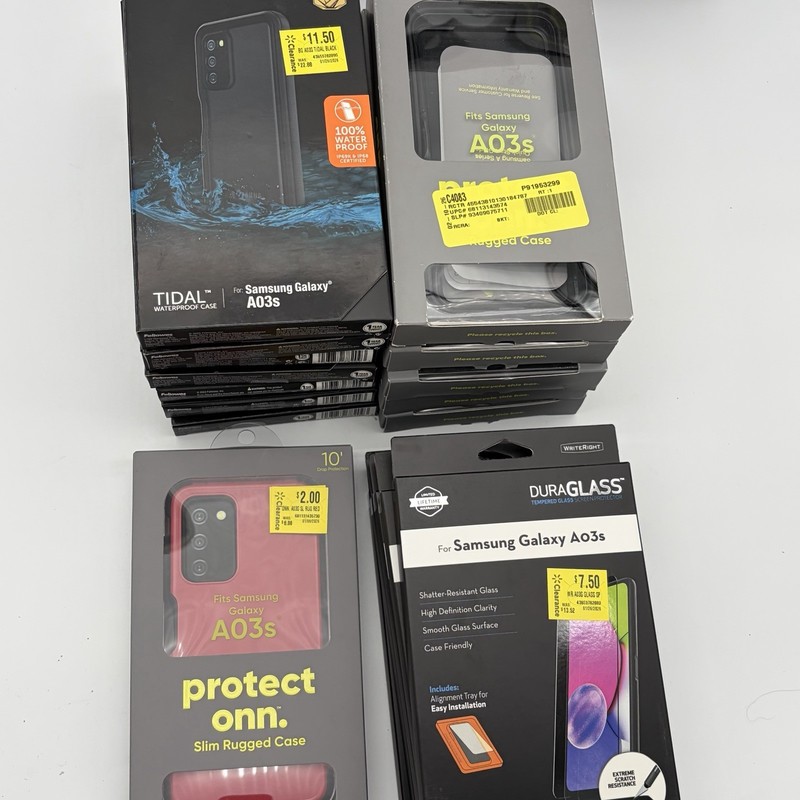76 Samsung Phone Cases & Screen Protectors Lot A03s A14 A21 A23 A26 S23 S24 gallery