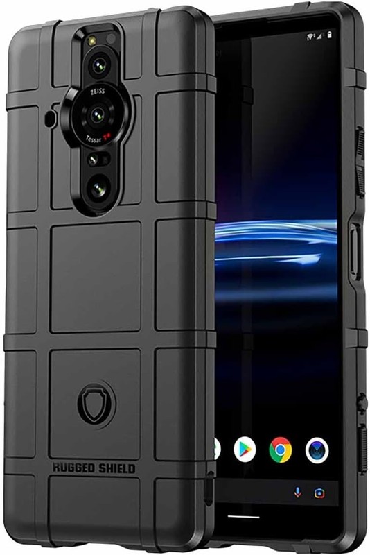 Slim Case for Sony Xperia Pro-I, TPU Shock Absorption Full Protective Carbon Fib