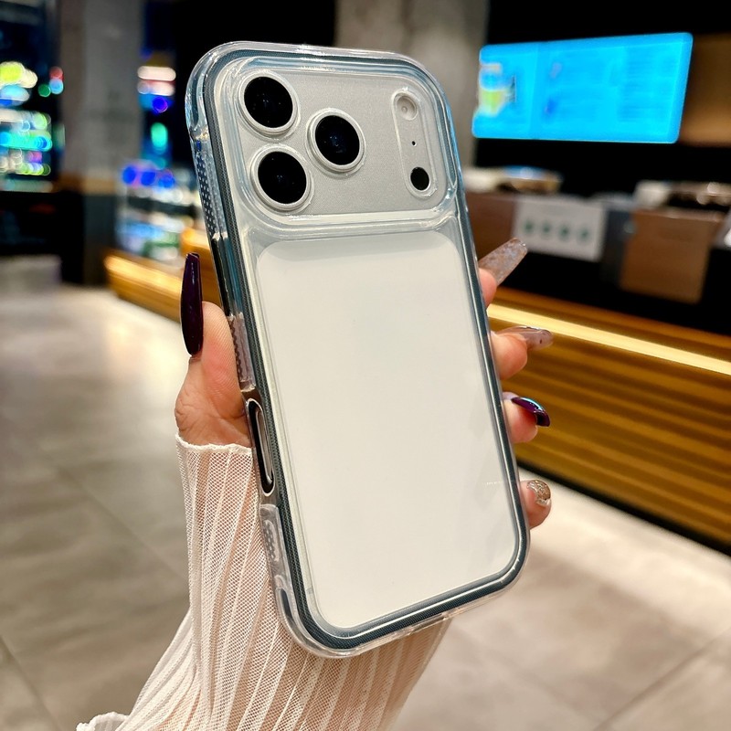 Luxury Shockproof Case 2 in 1 TPU Cover For iPhone 17 Pro Max 16 15 14 13 12 11