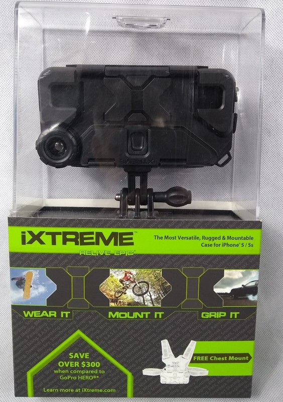 iXTREME Premium Mountable Sports Protection Case for iPhone 5, Black Cell phone