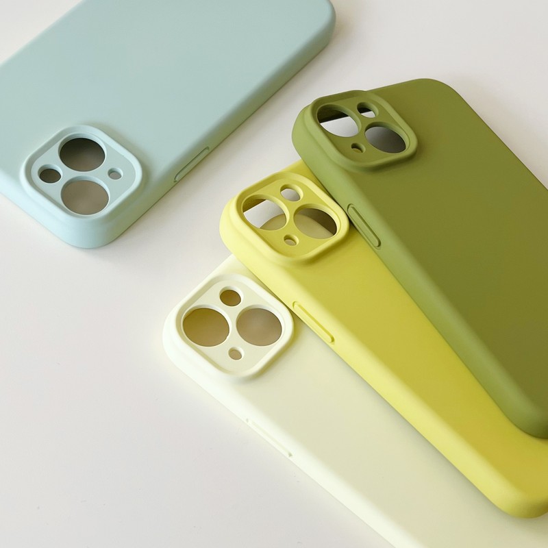 Shockproof Soft Liquid Silicone Phone Cover Case For iPhone 16 Pro Max 15 14 13