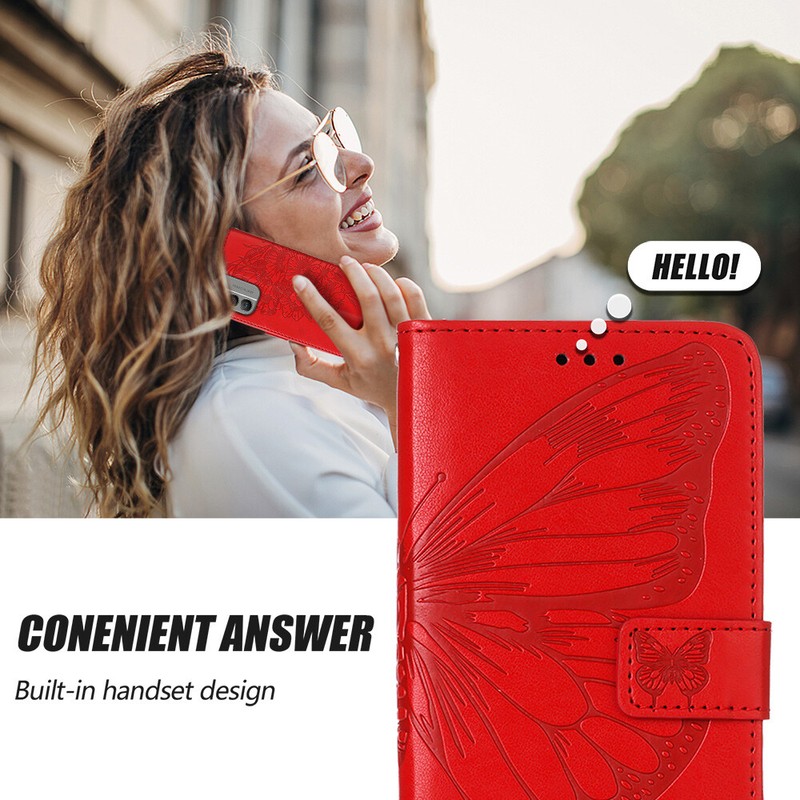 NEW Butterfly Flip Card Wallet Leather Phone Case For Nokia G400 G300 G60 X30 gallery
