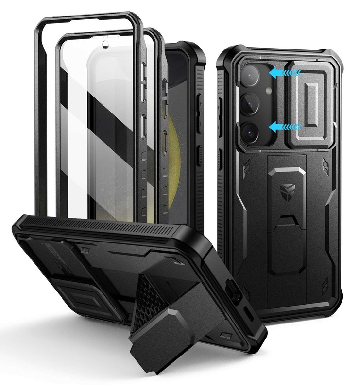 Dexnor Full Body Shockproof Case for Samsung Galaxy S24 Plus with Camera Cover