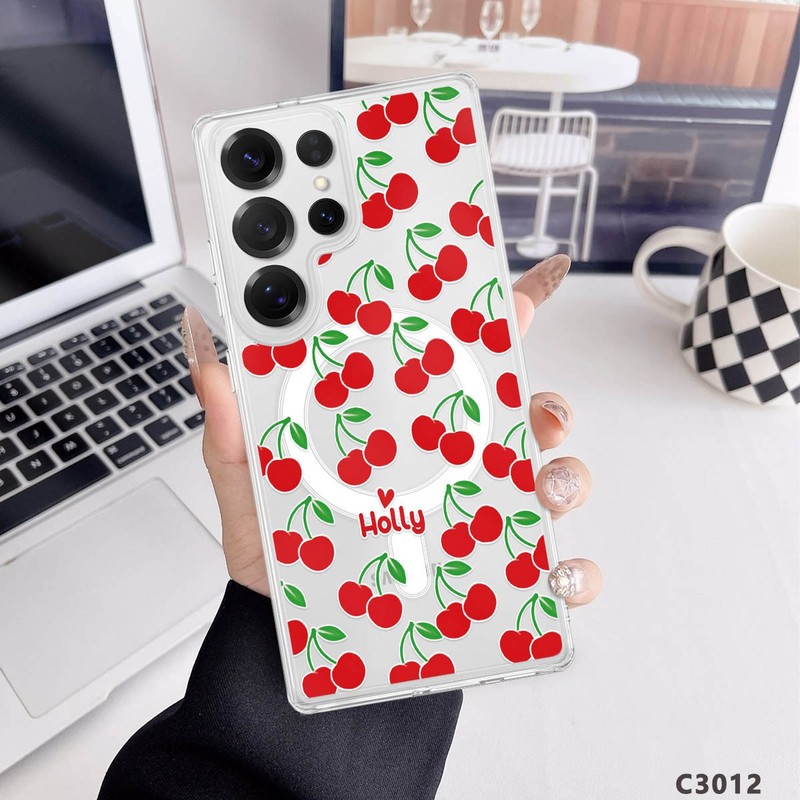 Customized Fruit Design Cover For Samsung S26 S25 S24 A37 A17 MagSafe Phone Case