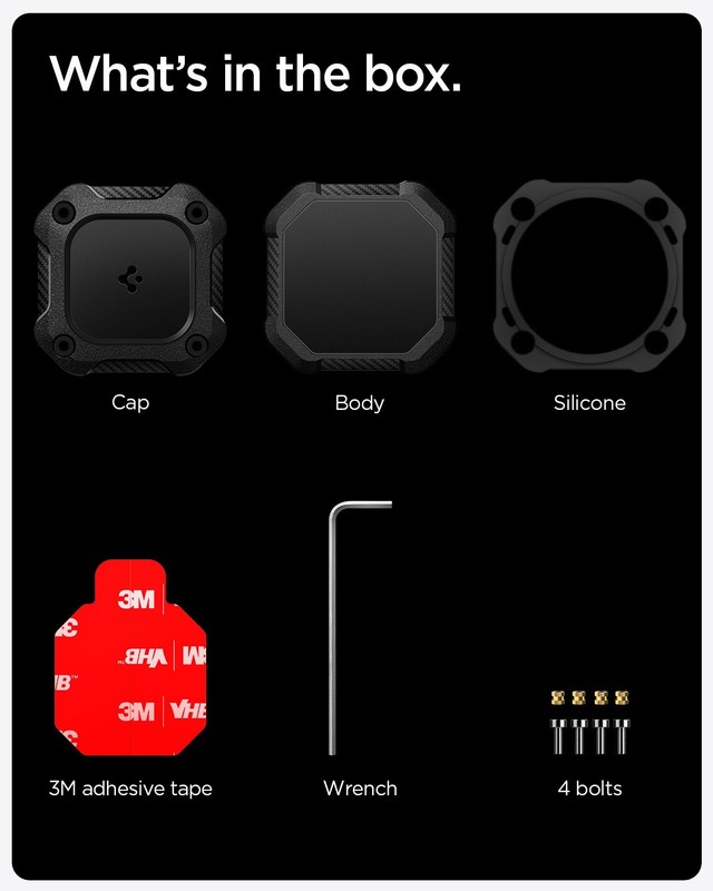For AirTag | Spigen [Tough Armor IP] Waterproof Holder Pet Collar / Outdoor gallery