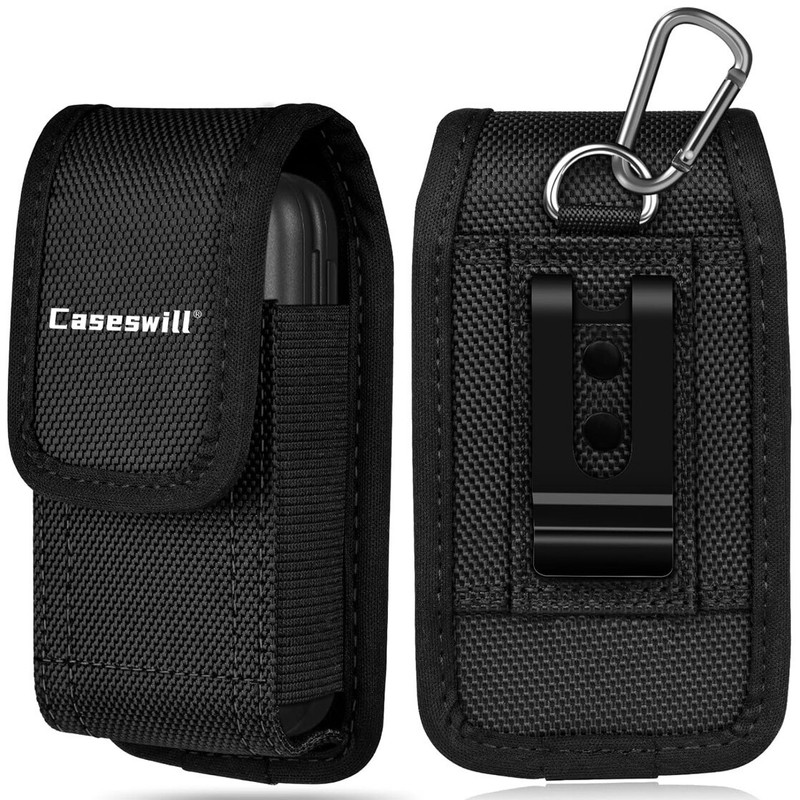 For Sonim XP3 / XP3 Plus Case Rugged Nylon Phone Pouch Belt Clip Holster