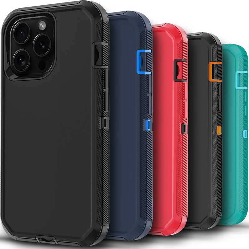 For iPhone 11/11 Pro Max Case Phone Cover Shockproof Heavy Duty +Screen Glass