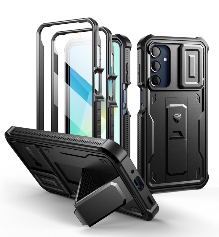 Dexnor Full Body Case for Samsung Galaxy A16 5G Shockproof Slide Camera Cover
