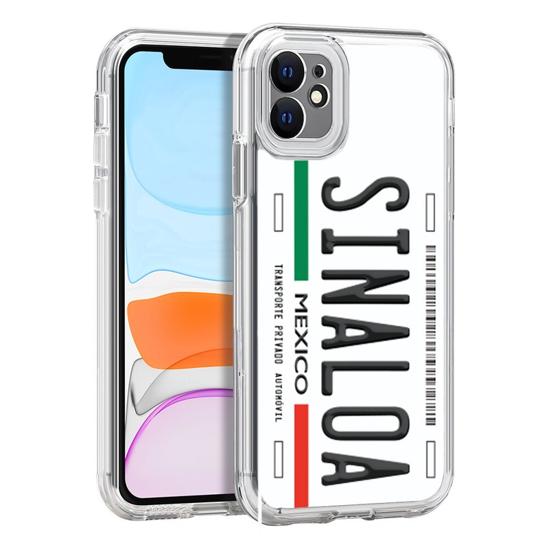 For Apple iPhone 12 | 12 Pro – License Plate Mexico City Impact Cover Case