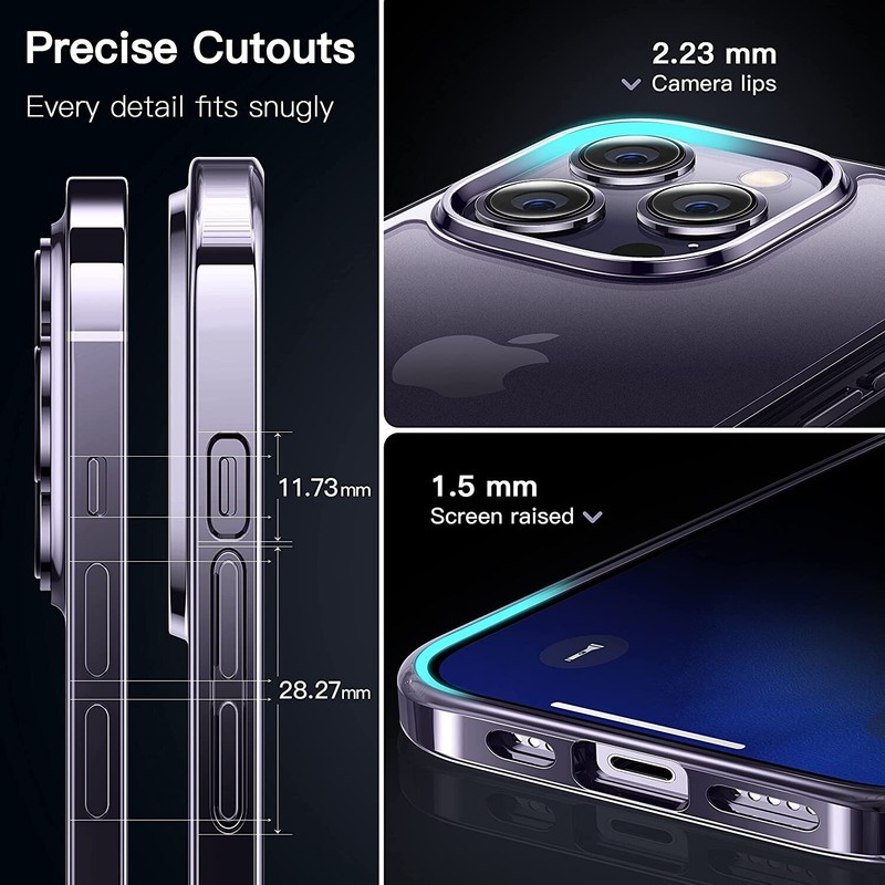 For iPhone 16 Pro Max 15 14 13 12 11 XR SE 7 8 Case Phone Cover + Screen Glass gallery