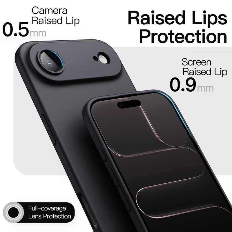 JETech Slim Case for iPhone Air, Ultra-Thin Lightweight Black gallery