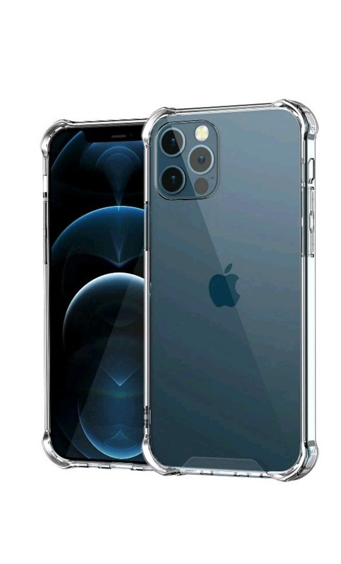 Clear iPhone 12, 13, 14 Pro Max Case With 4-corner Shockproof Protection