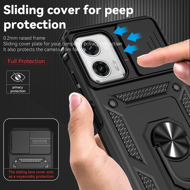 For Motorola Moto G Stylus /G Power / G Pure / G 5G Hybrid Rugged Case with Ring gallery