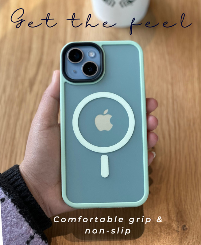 Case for Apple iPhone 14, Light Green, MagSafe Compatible, Shockproof gallery