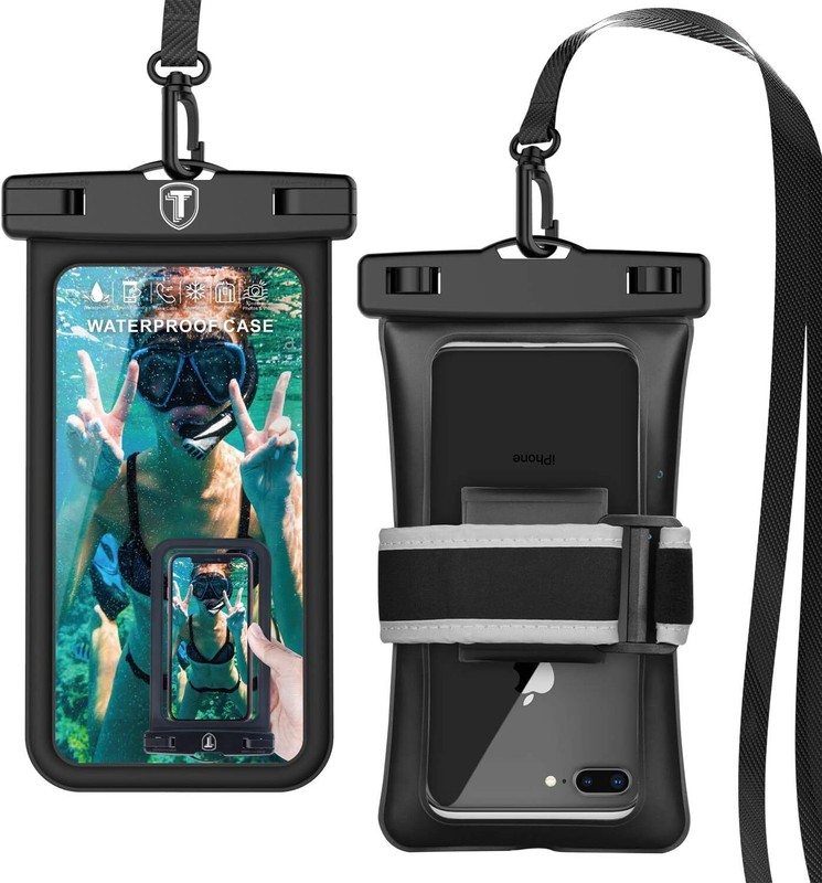 Waterproof Cell Phone Pouch Floating Case Dry Bag w/Arm Band For iPhone Samsung gallery