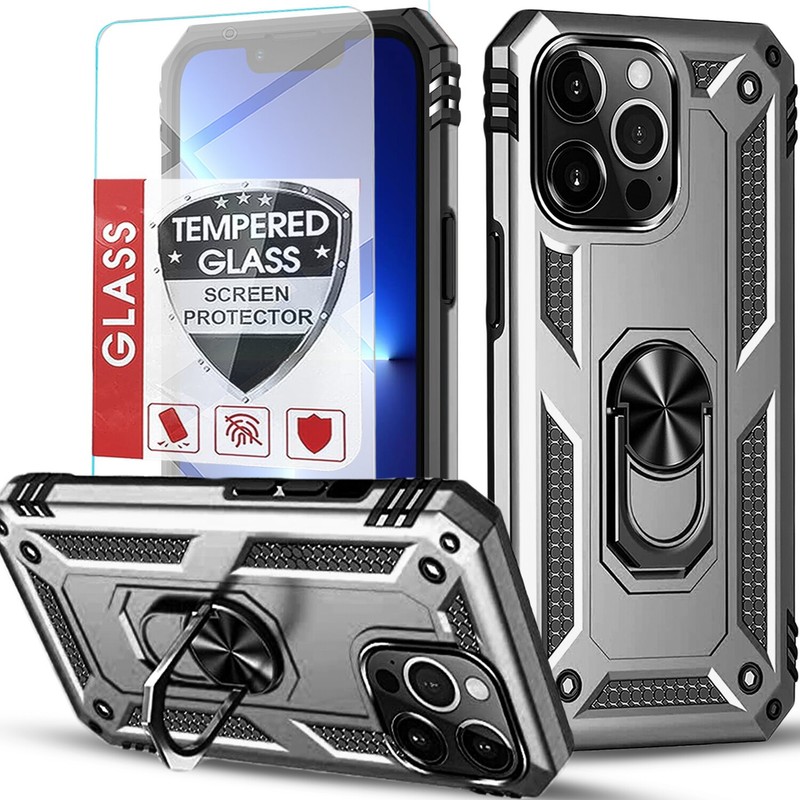 For iPhone 17 Pro Max 16 15 14 13 12 11 Plus Air Case Phone Cover+Tempered Glass gallery