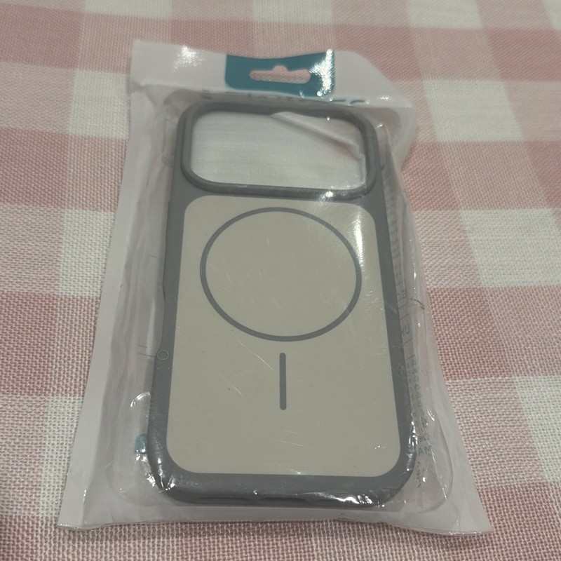 Iphone 17 Pro Rubber Hard Case Gray (6.3) Inch