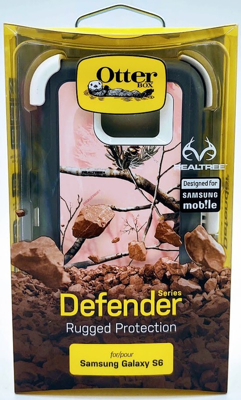 OtterBox Defender Series Case/Holster -SAMSUNG GALAXY S6 - REALTREE AP Pink Camo