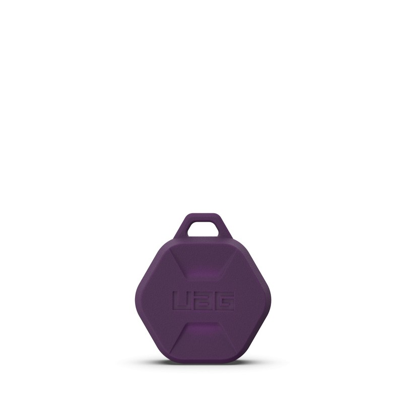 UAG AirTag Case Scout Rugged Anti-Scratch Lightweight Silicone Deep Purple Synth gallery