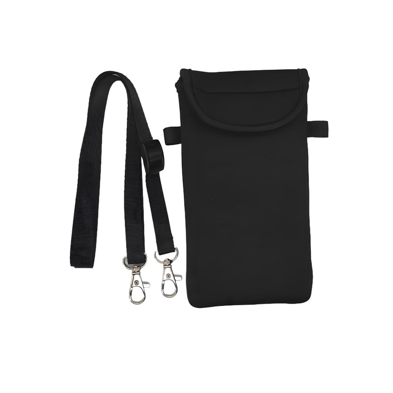 Universal Neoprene Phone Pouch Cell Case Sleeve with Neck Strap Lanyard Holder f