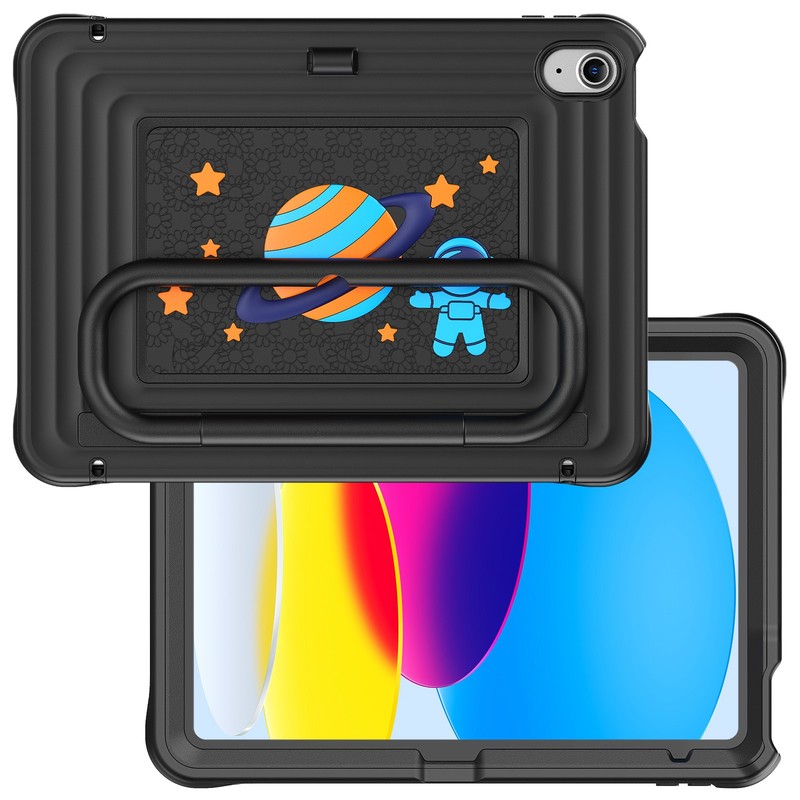 For Apple ipad 11th (A16) 2025/Air11 M4 (2026) Kid-Friendly Full-Body Case+Strap