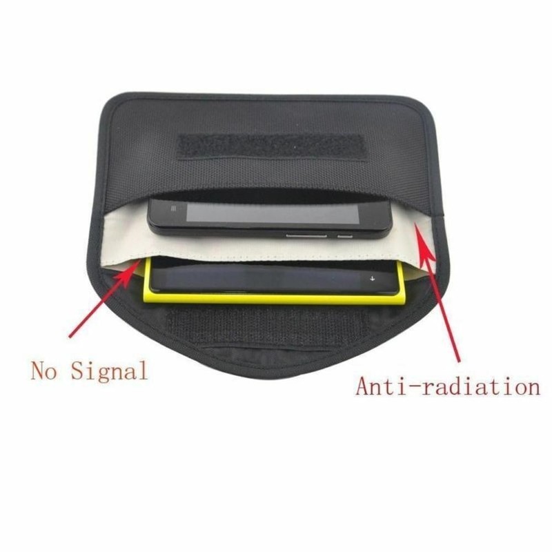 20*10cm RF Signal Blocker Anti-Radiation Shield Case Bag Pouch For Cell Phone gallery