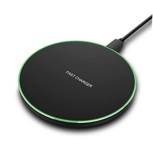 Fast Wireless Charger,20W Max Wireless Charging Pad Compatible with 20W-Black