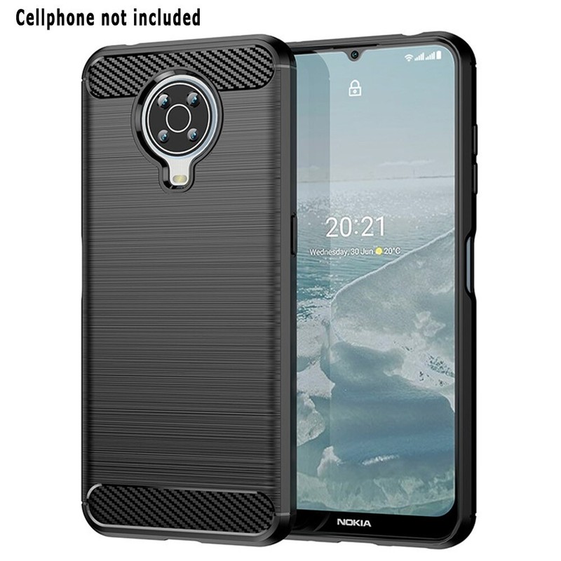 Environmental-Friendly Anti-Slip Shell Carbon Fiber Soft TPU Case for Nokia G10