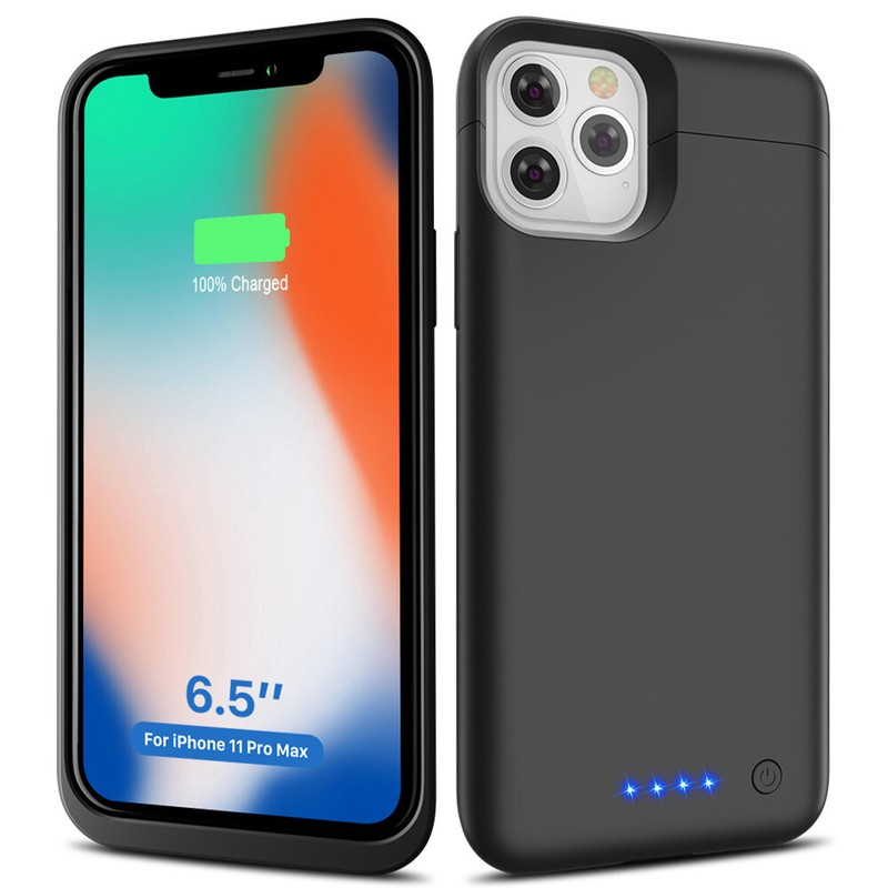 6500mAh For iPhone 11Pro Max External Battery Charger Case Power Bank 6.5″